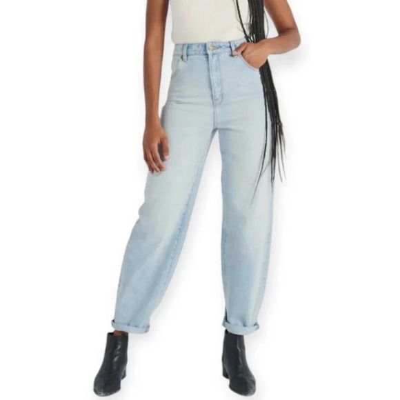 Rolla's Genie Super High Rise 80s Balloon Leg Jeans Stella Blue Size 31 (or 12) - Picture 1 of 16